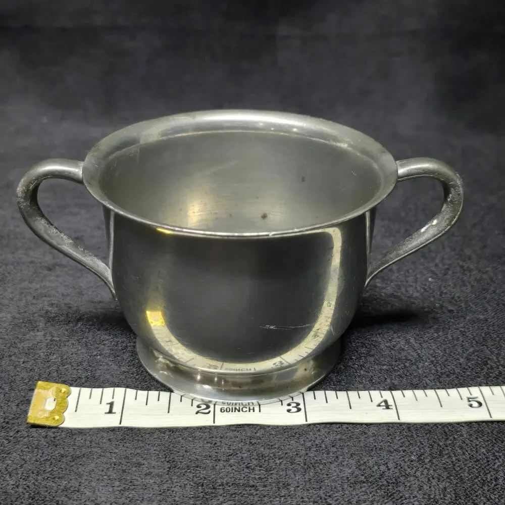 Vintage Old Colony Pewter 39 Silver Sugar Bowl Dish